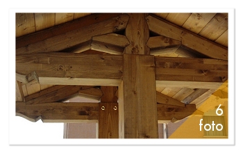 Strutture e coperture in legno lamellare tetti in legno case e ... Copertura cancello pedonale